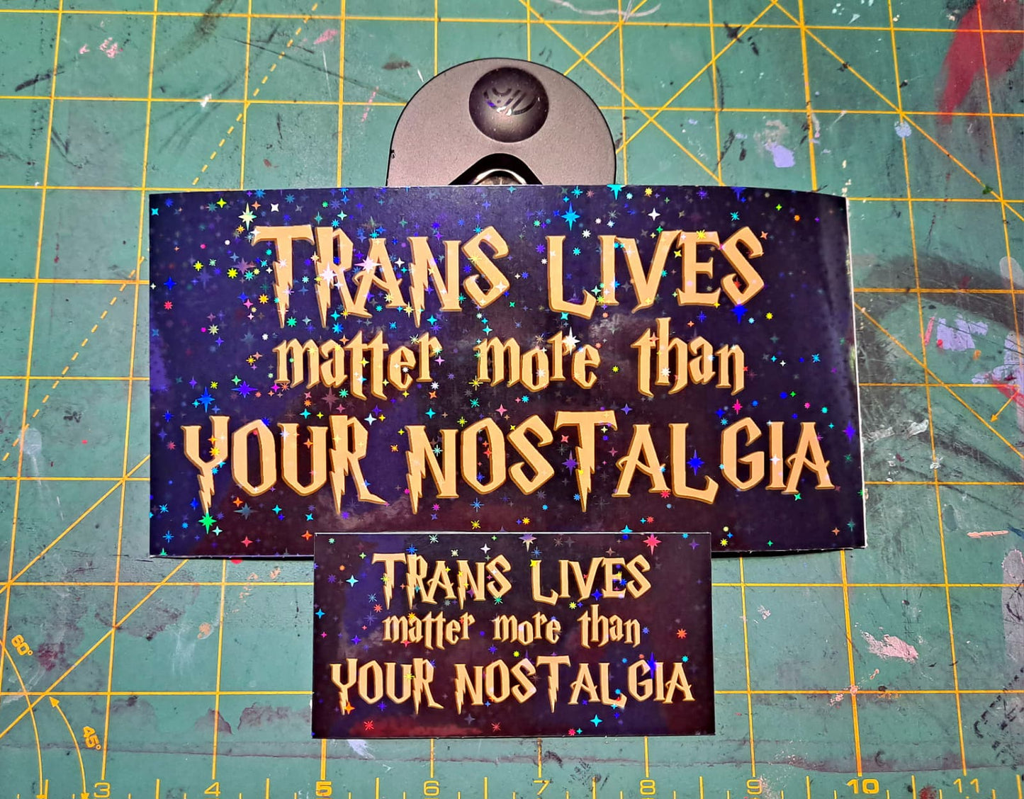 TRANS LIVES matter more than YOUR NOSTALGIA