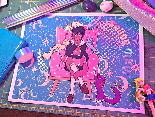 Sailor Mew (and Luna) Foil (B-Grade)