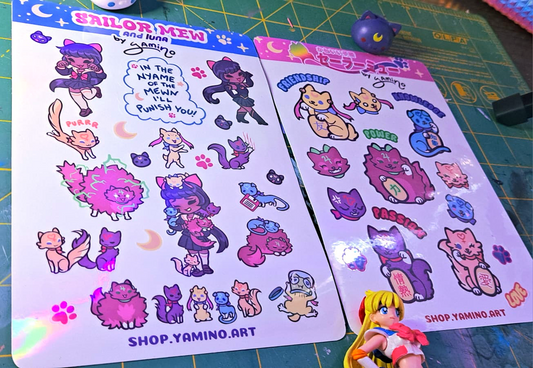 Sailor Mew Sticker Sheets