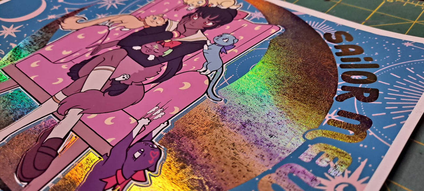 Sailor Mew (and Luna) Foil (B-Grade)