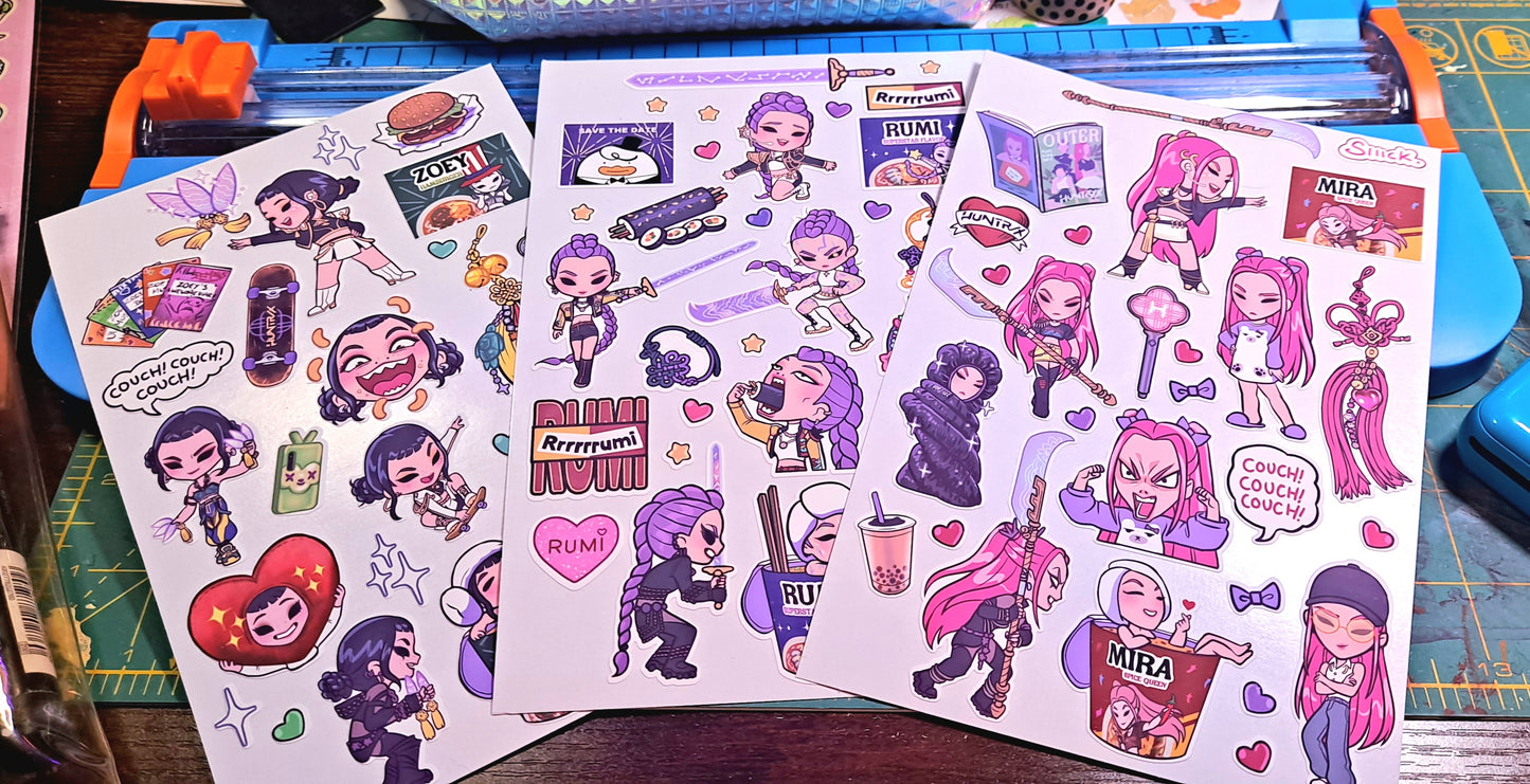 Huntrix Sticker Bundle