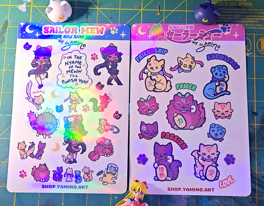 Sailor Mew Sticker Sheets